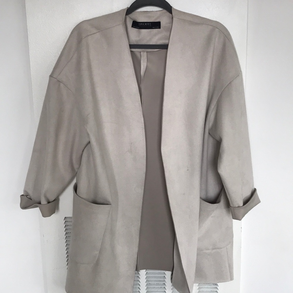 Faux Suede Jacket